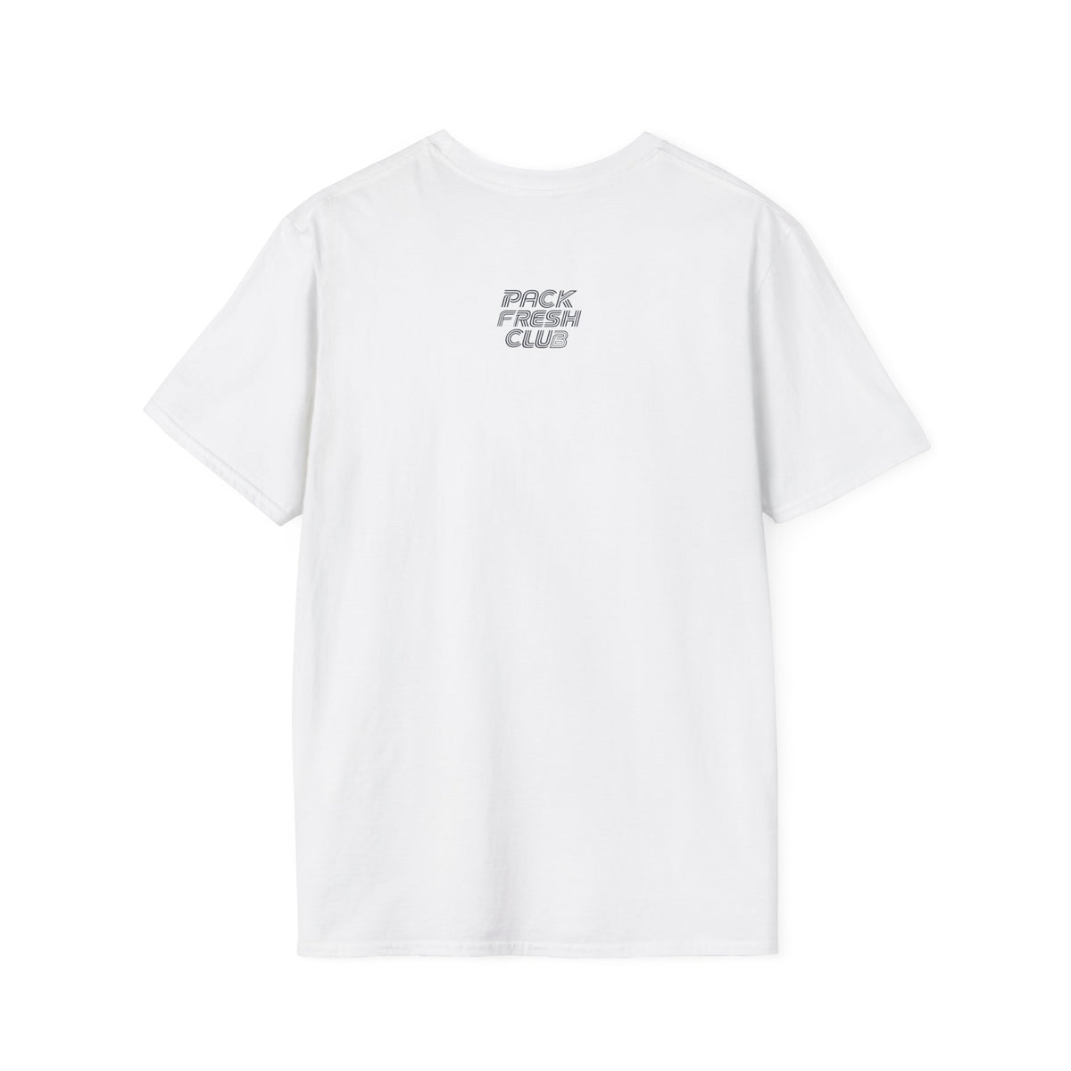 Junk Wax Survivor T-shirt in White, back view
