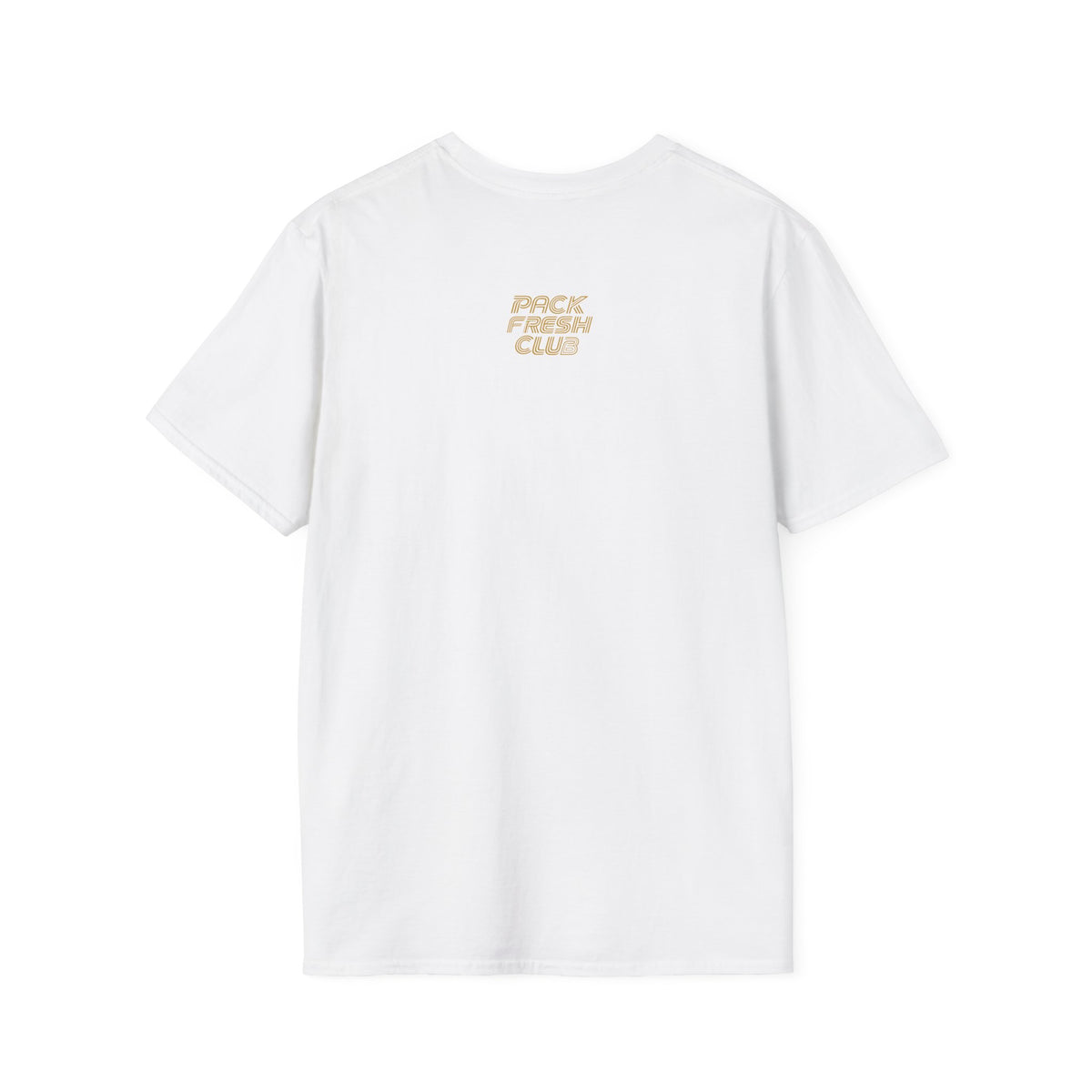Rip Responsibly T-shirt in White, back flat view